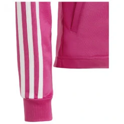ADIDAS Girl's Training Essentials 3-Stripes Full-Zip - Hoodie -Casual Style Shop adidas girls training essentials 3 stripes full zip hoodie detail 5