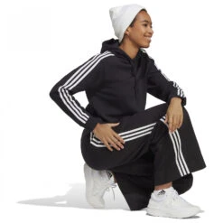 ADIDAS Women's 3-Stripes FT CR Hoody - Hoodie -Casual Style Shop adidas womens 3 stripes ft cr hoody hoodie detail 4