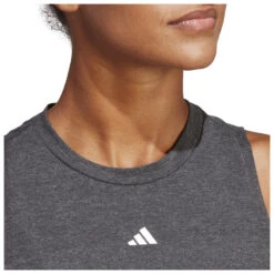 ADIDAS Women's Icons 3-Stripes CR Tee - Tank Top -Casual Style Shop adidas womens icons 3 stripes cr tee tank top detail 4