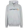 Carhartt Signature Logo Sweatshirt Cotton - Hoodie -Casual Style Shop carhartt signature logo sweatshirt cotton hoodie