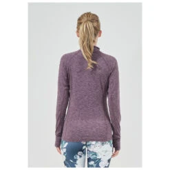 Endurance Women's Canna V2 Melange Performance Midlayer - Longsleeve -Casual Style Shop endurance womens canna v2 melange performance midlayer longsleeve detail 3