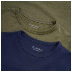 Minymo Kid's Basic 34 -T-shirt L/S (2-pack) - Longsleeve -Casual Style Shop minymo kids basic 34 t shirt l s 2 pack longsleeve detail 3