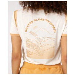 Rip Curl Women's Ringer Tee - T-shirt -Casual Style Shop rip curl womens ringer tee t shirt detail 4